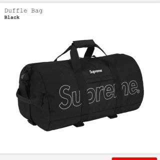 シュプリーム(Supreme)の最安値Supreme ダッフルバッグ BLACK(ボストンバッグ)