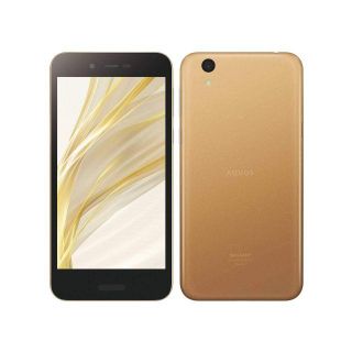 シャープ(SHARP)の新品 SHARP AQUOS sense lite SH-M05 ゴールド(スマートフォン本体)