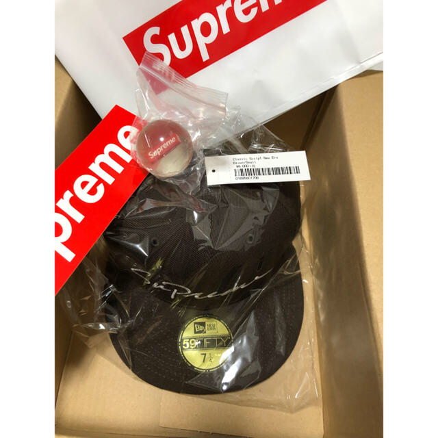 supreme Script New Era ブラウン ニューエラ 送料込み