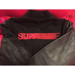 シュプリーム(Supreme)のsupreme motion logo varsiry jacket L 新品(スタジャン)