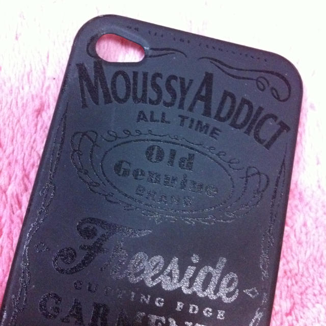 moussy(マウジー)の激安‼マウジーiPhone4ケース♡ スマホ/家電/カメラのスマホアクセサリー(モバイルケース/カバー)の商品写真