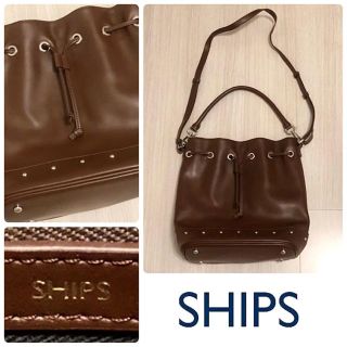 シップス(SHIPS)のSHIPS シップス スタッズ レザーショルダーバッグ 2way(ショルダーバッグ)