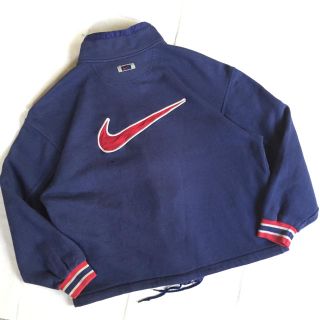 ナイキ(NIKE)の☆ 90s NIKE ビッグロゴ スウォッシュ フルジップ スウェット(スウェット)