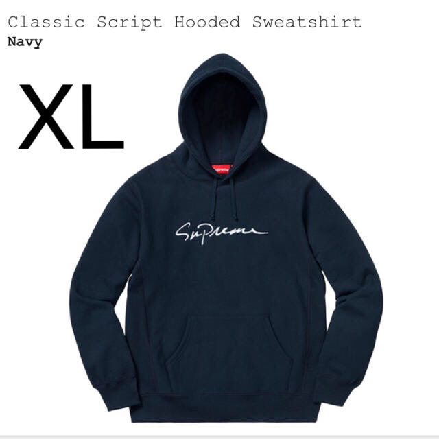 sizeXLClassic Script Hooded Sweatshirtメンズ