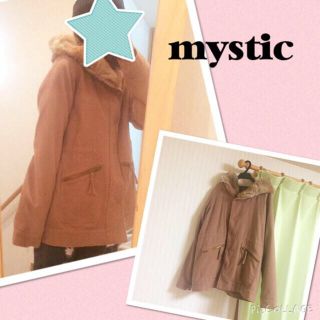 ミスティック(mystic)のボア&ファー付き♡ウールモッズコート(モッズコート)