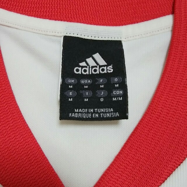 adidas(アディダス)のadidas スポーツシャツ Ｔシャツ ホワイト半袖 スポーツ/アウトドアのランニング(ウェア)の商品写真