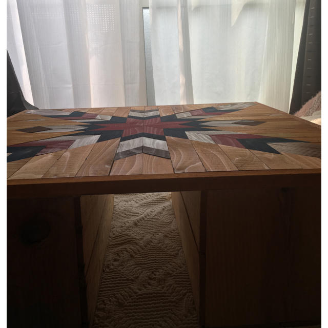 ネイティブテーブル ハンドメイドのインテリア/家具(家具)の商品写真