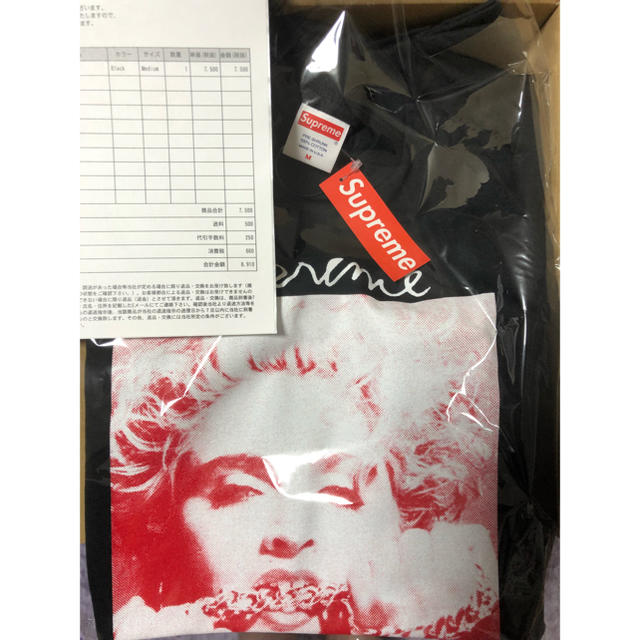 Mサイズ supreme Madonna Tee Black マドンナ