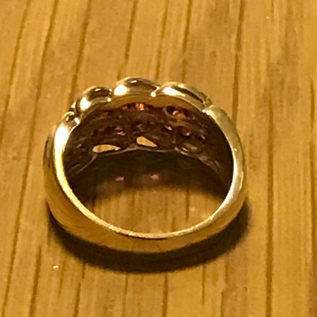 ルビー リング  指輪 K18 ゴールド 10号 レディースのアクセサリー(リング(指輪))の商品写真