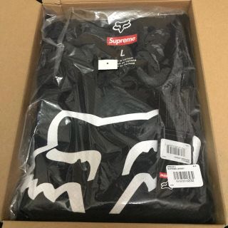 シュプリーム(Supreme)のL Supreme Fox Racing Jersey Top ジャージ 黒(ジャージ)