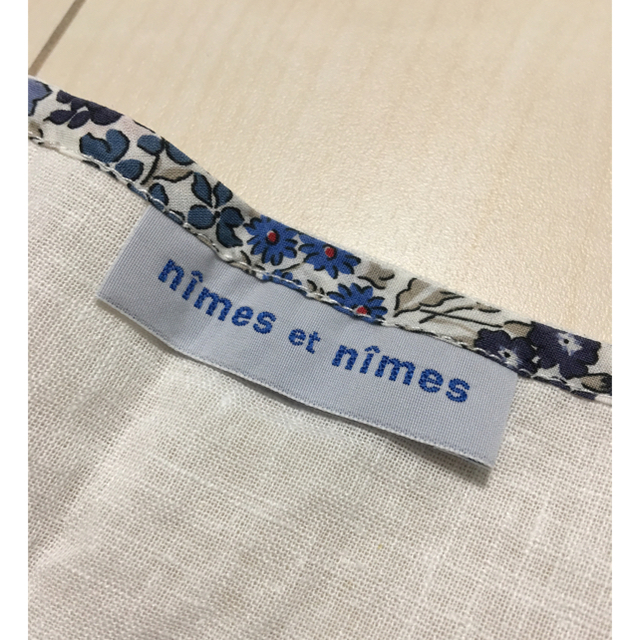 NIMES(ニーム)のrana様専用＊NIMES＊ リバティ麻のキャミ レディースのトップス(カットソー(半袖/袖なし))の商品写真