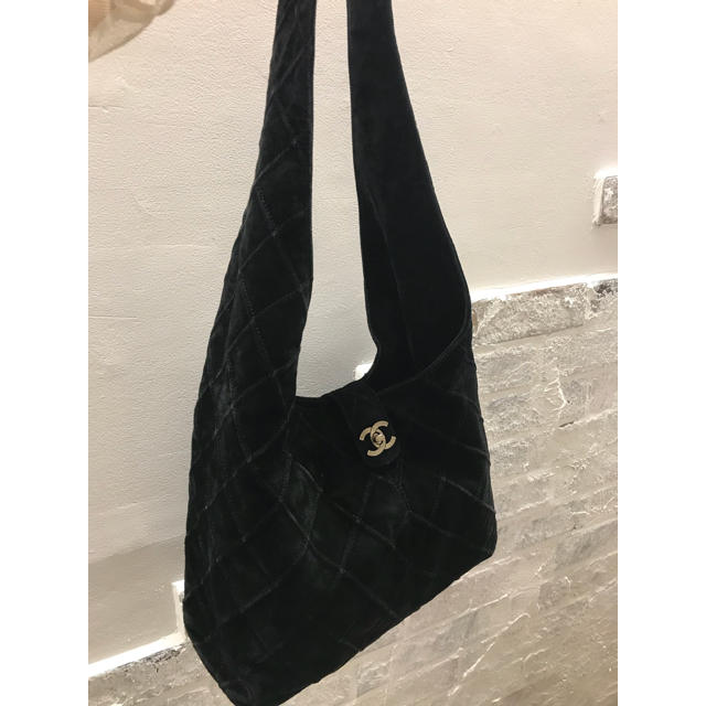 希少★CHANEL★正規品★スエード ショルダーバッグ ビコローレバッグ