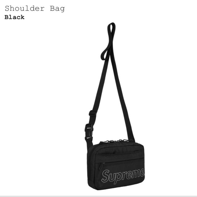 黒 新品未開封  supreme shoulder bag ショルダーバッグ