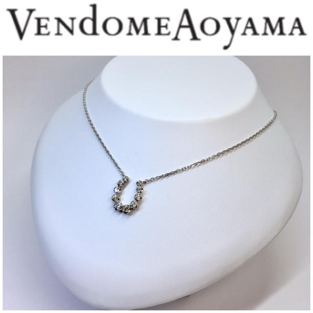 Vendome Aoyama(ヴァンドームアオヤマ)のしほ様専用 ヴァンドーム青山 Pt850 Pt950 馬蹄 ダイヤモンド レディースのアクセサリー(ネックレス)の商品写真