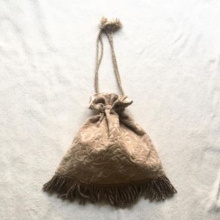 グリモワール(Grimoire)の美品 ヴィンテージ vintage リバーシブル ゴブラン織 巾着 バッグ(ハンドバッグ)