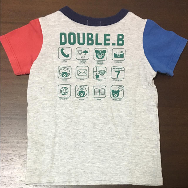 DOUBLE.B(ダブルビー)のミキハウスダブルB 90  キッズ/ベビー/マタニティのキッズ服男の子用(90cm~)(Tシャツ/カットソー)の商品写真