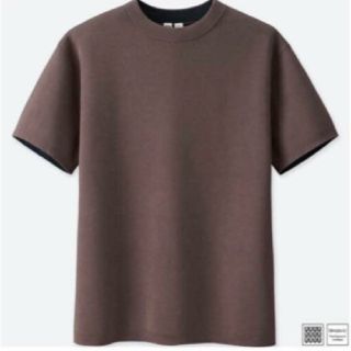 ユニクロ(UNIQLO)の早い者勝ち　ユニクロ U　 コットンクルーネックセーター 　 L パープル(ニット/セーター)