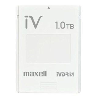 マクセル(maxell)の★新品 送料込み★マクセル 1TB iVカセットハードディスク 白 メーカー保証(その他)