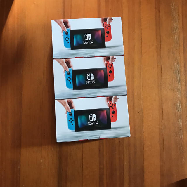 新作人気 - Switch Nintendo 新品switch 3台 ネオンカラー 家庭用ゲーム機本体