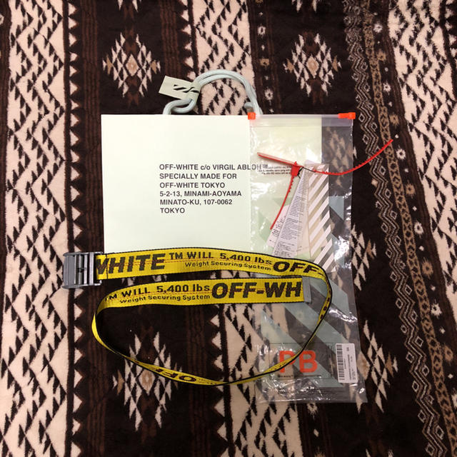 OFF-WHITE(オフホワイト)のOFF-WHITE インダストリアル ベルト 100cm 確実正規品 メンズのファッション小物(ベルト)の商品写真