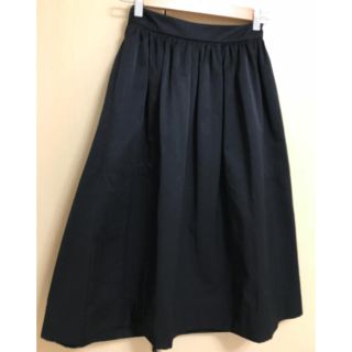 ザラ(ZARA)のZARA ザラ スカート ブラック黒XS ひざ下丈(ロングスカート)