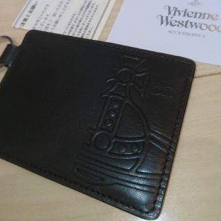 ヴィヴィアンウエストウッド(Vivienne Westwood)のやす様専用正規品！vivianne westwood レザーパスケース ブラック(名刺入れ/定期入れ)