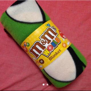 日本未発売 m&m's エムアンドエムズ 大判ブランケット(毛布)