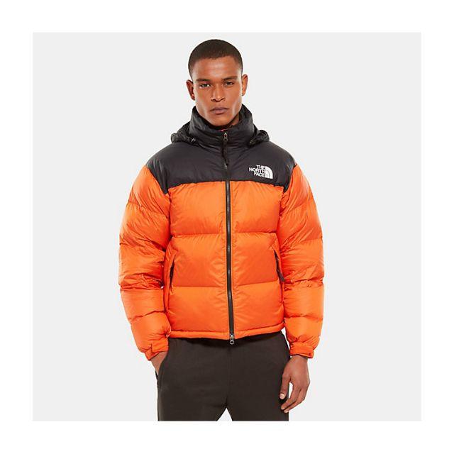 the north face ダウン オレンジ