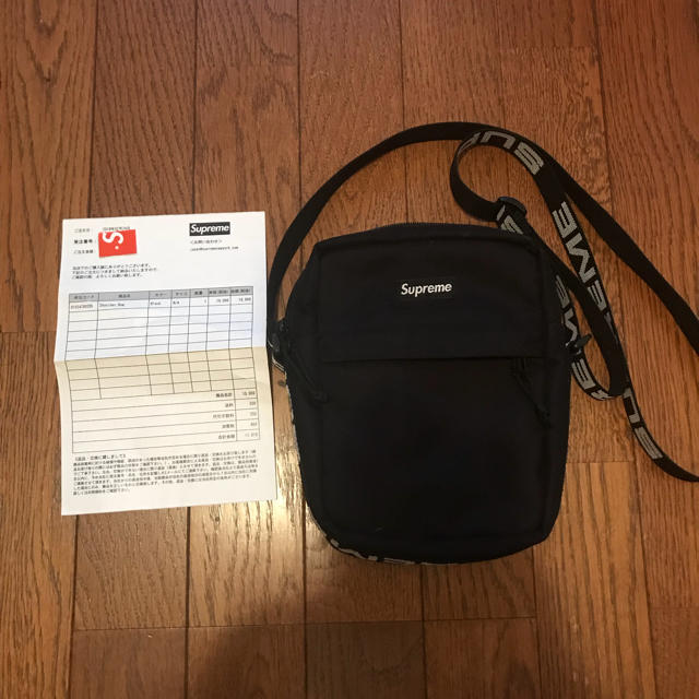 supreme ショルダーバッグ black 18ss