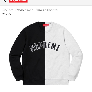 シュプリーム(Supreme)のsupreme split crewneck sweatshirt L(スウェット)