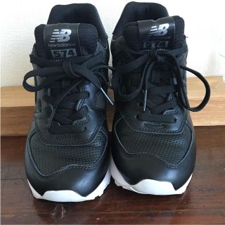 ニューバランス(New Balance)のnew balance ML574DAK 23.5 黒 エストネーションにて購入(スニーカー)