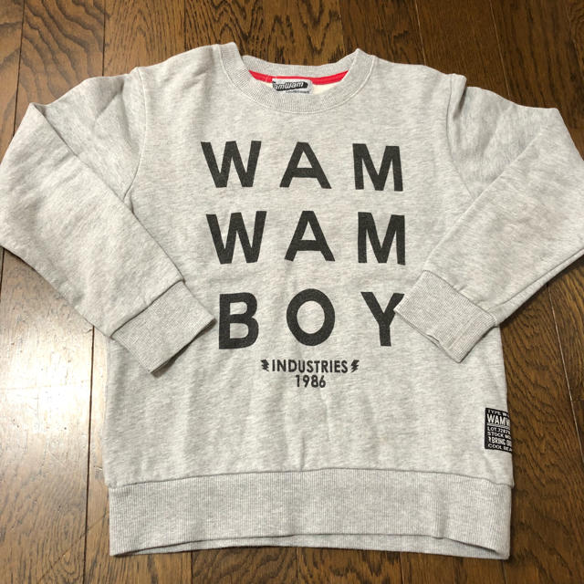 WAMWAM(ワムワム)のワムワム 140cm トレーナー キッズ/ベビー/マタニティのキッズ服男の子用(90cm~)(Tシャツ/カットソー)の商品写真