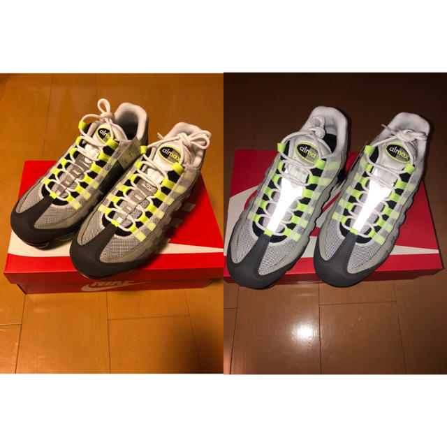 NIKE(ナイキ)のNIKE ナイキ VAPORMAX95 エアマックス95 イエローグラデ 27 メンズの靴/シューズ(スニーカー)の商品写真