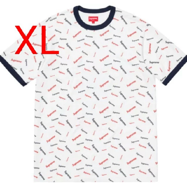 Supreme Scatter Ringer 総柄 白 XL