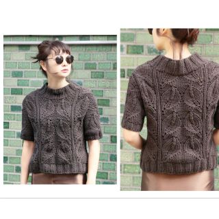 アメリヴィンテージ(Ameri VINTAGE)のアメリヴィンテージ美品LEAF SUMMER KNIT♡ameri(ニット/セーター)