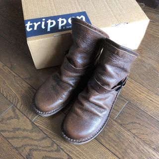 トリッペン(trippen)のトリッペン ショートブーツ ボブ 36サイズ 定価46200円(ブーツ)