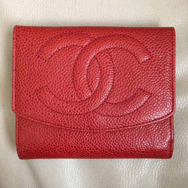 CHANEL(シャネル)のCHANEL マトラッセ ココマーク 二つ折り財布 レディースのファッション小物(財布)の商品写真