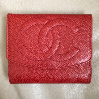 シャネル(CHANEL)のCHANEL マトラッセ ココマーク 二つ折り財布(財布)