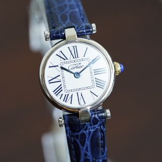 カルティエ(Cartier)の美品 カルティエ マスト ヴァンドーム オパラン シルバー SM Cartier(腕時計)