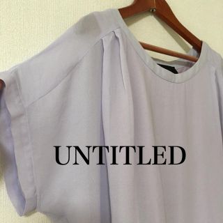 アンタイトル(UNTITLED)のUNTITLED✨背中プリーツ ブラウス(シャツ/ブラウス(半袖/袖なし))