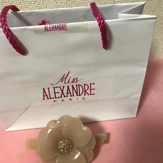 アレクサンドルドゥパリ(Alexandre de Paris)のミスアレクサンドル お花ラインストーンバレッタ 新品  (バレッタ/ヘアクリップ)