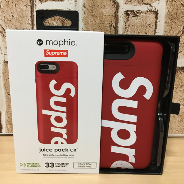 【最終値下げ‼️】 supreme iPhone 8Plus バッテリーケース