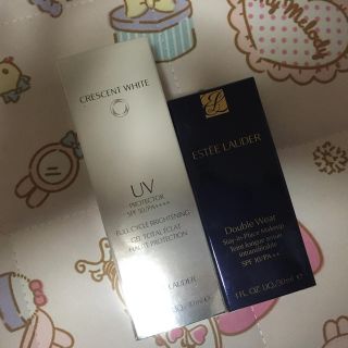 エスティローダー(Estee Lauder)のダブルウェア  クレッセントホワイトUVプロテクター(ファンデーション)