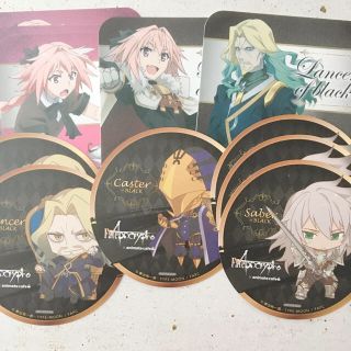 セガ(SEGA)のくまじろー様 Fate/Apocrypha コラボカフェコースターセット(キャラクターグッズ)