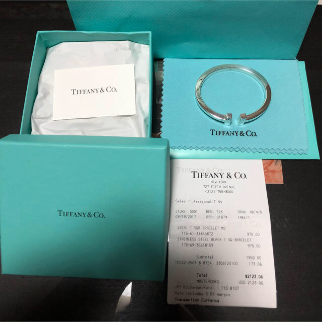 Tiffany & Co. - Tiffany T スクエア ブレスレット バングル NY Tiffany & Co. - Tiffany T スクエア ブレスレット バングル NY