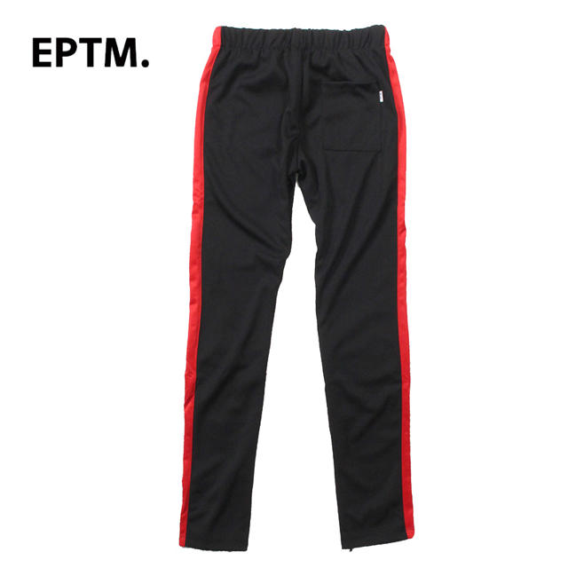 EPTM. TRACKPANTS  エピトミ トラックパンツ 黒/赤 S M メンズのトップス(ジャージ)の商品写真