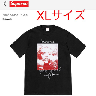 シュプリーム(Supreme)の【XL】Supreme Madonnaマドンナ TEE ブラック(Tシャツ/カットソー(半袖/袖なし))