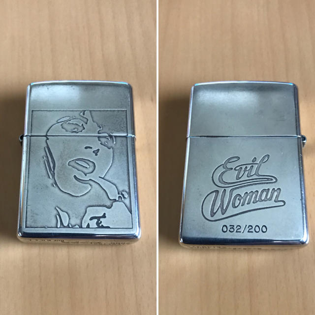 HYSTERIC GLAMOUR(ヒステリックグラマー)のHYSTERIC GLAMOUR 200個限定ZIPPO シリアルナンバー入り メンズのファッション小物(タバコグッズ)の商品写真