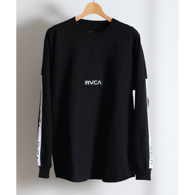 RVCA(ルーカ)の新品 RVCA TAPE L/S ルーカ ロンT ブラック Sサイズ 完売 メンズのトップス(Tシャツ/カットソー(七分/長袖))の商品写真