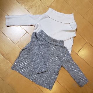 ベビーギャップ(babyGAP)のbaby Gap 70 タートルネック長袖Tシャツ 2枚セット(Ｔシャツ)